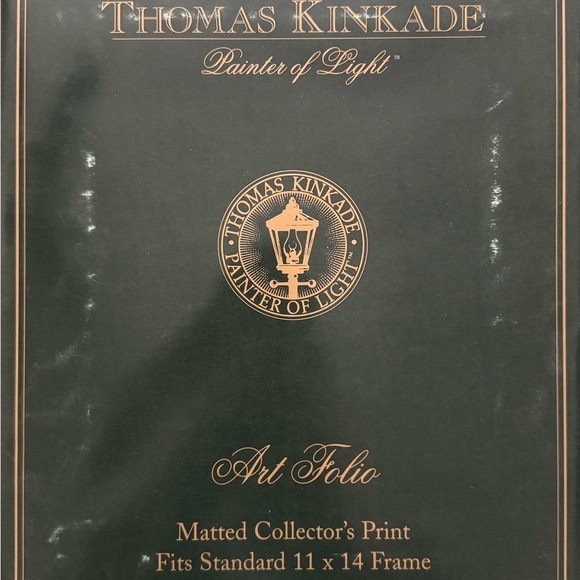 Thomas Kinkade Spring Gate 8x10 Matted Collectors Print For 11x14 Frame - Picture 2 of 3